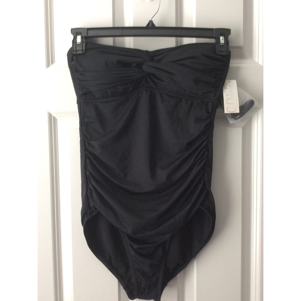 NEW Cole By California One Piece Women’s Swimsuit, Size 10, Black